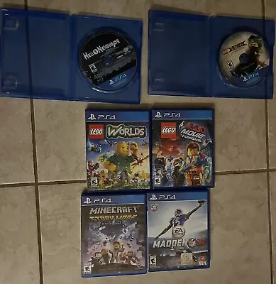 6 Games Ps4( Games In Description) • $60