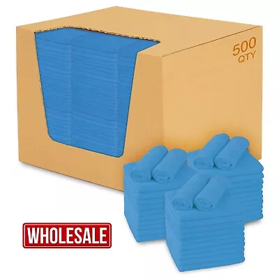 Bulk 16 X16  All Purpose Microfiber Towel Wholesale Case Quantity 500 Count Lot • $169.87