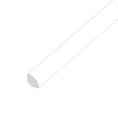 13mm White UPVC Quadrant - 1m Lengths - Skirting Edging Finishing Trims  • £4.99