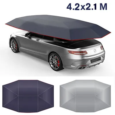 Portable Anti-UV Protection Car Umbrella Tent Sun Shade Roof Waterproof Cover • $61.50