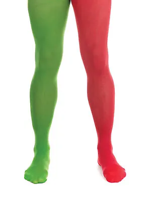 £7.99 • Buy Official Forum Green & Red Elf Tights