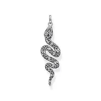 Genuine THOMAS SABO Pendant Blackened Snake • $349