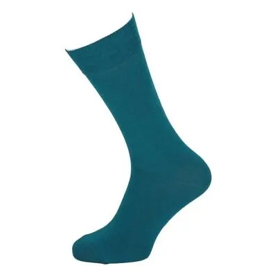 Men 6-11 Fashion Plain Rich Colour Colourful Comfortable Socks 29 Colours • £4.29