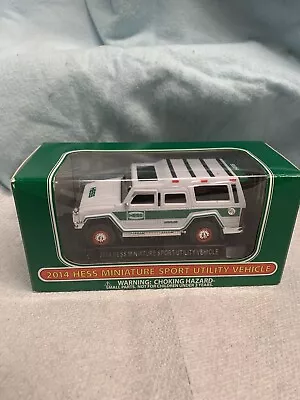 2014 HESS Truck RARE Miniature Mini SUV Sport Utility Vehicle New In Box • $7.99