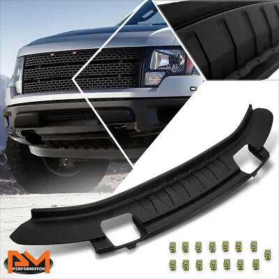 For 09-14 Ford F-150 4WD Matte Black Front Lower Bumper Valance W/Tow Hook Holes • $106.89