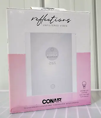 Conair Reflections LED Touch Screen Lighted Makeup Mirror W/ Adjustable Stand • $17.05