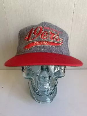 Vintage 90s San Francisco 49ers Starter Melton Wool Tailsweep SnapBack Hat Cap • $89.99