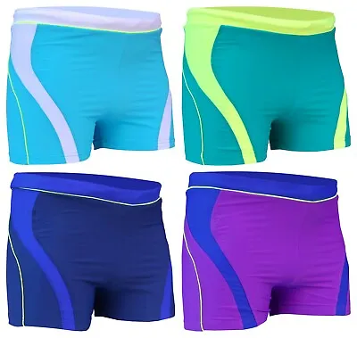 ACCLAIM Fitness Madrid Classic Fit Boxer Swimming Trunks Mens Lycra 2024 Model • £10.99