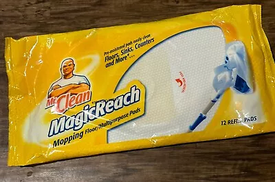 Mr Clean Magic Reach Mopping Floor Multipurpose 12 Refill Pads Discontinued NEW • $24.99