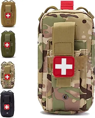 Tactical Molle Medical IFAK Pouch Military EMT First Aid Pouch Trauma Kit Bag US • $10.99