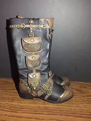 1031 Ellie Steampunk  Boots Men/Women’s  Boots Size 6 • $125