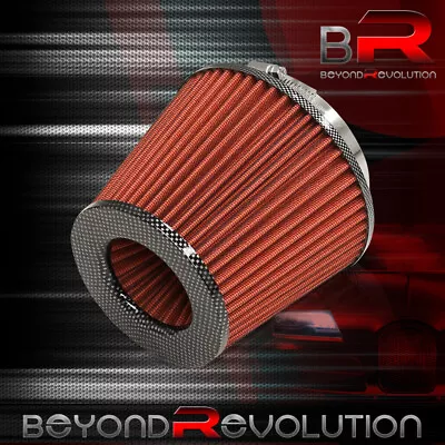 For Ford Car Automotive Truck SUV 4  Dry Air Filter Cold Short Ram Intake Carbon • $18.99