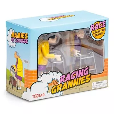 Wind Up Racing Grannies - 27469 Clockwork Classic Zimmer Frame Race Kids Fun Toy • £10.49