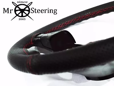 Perforated Leather Steering Wheel Cover For Mercedes Slk R171 05+ Red Double Stt • $34.50