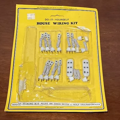 Vintage Do It Yourself House Wiring Kit For Dollhouse - 12 Volt - Incomplete • $14.99