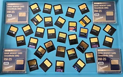 Smartmedia Smart Media Sm Memory Card Lot 128mb 64mb 32mb 16mb 8mb 4mb 3v 3.3 5v • $19.99