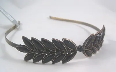 Elegant New Metal Headband With Leaf Motif Nwt From Target #H2014 • $6.79