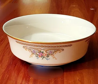 Lenox China Versailles 9.25 In. Round Serving Bowl Lightly Used Wonderful Colors • $64.35