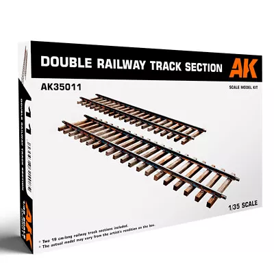 Double Railway Track Section 1/35 - AK Interactive - AK35011 • £21.98