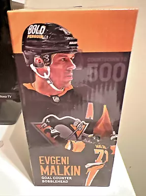 2024 Evgeni Malkin Career GOALS COUNTER Pittsburgh Penguins Bobblehead SGA • $44.89