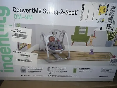 $65 • Buy Ingenuity ConvertMe Swing-2-Seat Portable Swing Open Box