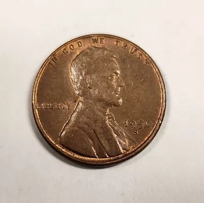 1950 S Mint Wheat Cent Lincoln Penny San Francisco Copper. Filler • $2.69