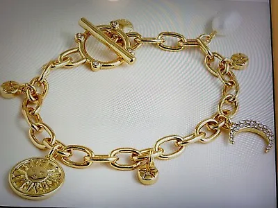 J.Crew Soleil Bracelet Fresh Water Pearl/crystal Pave Shiny Matte Gold NWT  • $35