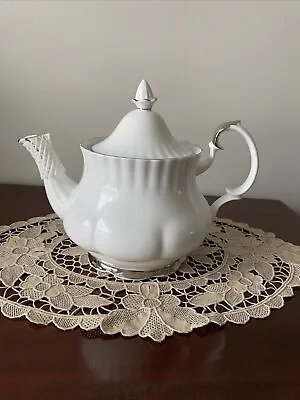Royal Albert - Chantilly Large 6-8 Cup Teapot. Made In England First Quality • $245