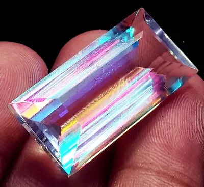 Mystic Quartz Rainbow Color 30 To 40 Ct Certified Loose Gemstone  HJM04 • $17.78