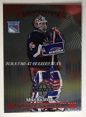 1997-98 Donruss Limited Counterparts 32 Grant Fuhr Mike Richter #187 • $2.10