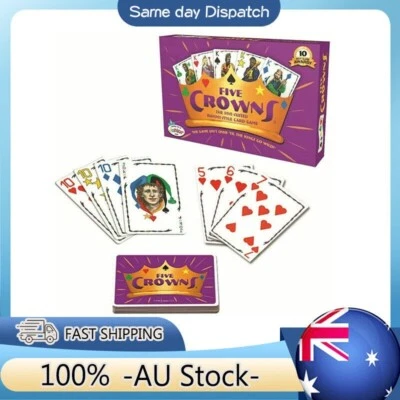 $16.99 • Buy Five Crowns Card Game 5 Suites Classic Original Family Party Rummy Style Play