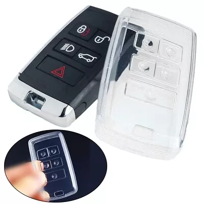 For Range Rover Transparent Clear Car Key Fob Cover Case Universal Fit • $5.65