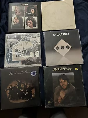 Lot Of 6 Vintage Vinyl Records Beatles /Paul Mccartney • $65