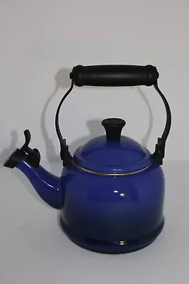 Le Creuset Enameled Steel 1.25 Qt Blue Ombre Whistling Tea Kettle • $25.99