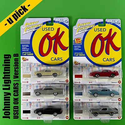 JOHNNY LIGHTNING Used OK Cars -YOU PICK- (2021 Release 4 Version B) • $14.50