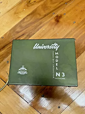 University Model N-3 Three Way Crossover Network Baton Speaker • $49