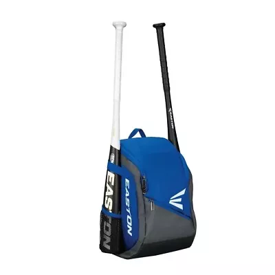 NEW Easton Game Ready Youth Baseball Equipment Bag Blue/Black Softball Backpack • $39.97