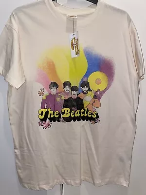 The Beatles T-Shirt Tee Loose Fit Size (L) Fits Like XL Vintage Bands Music • $27.50