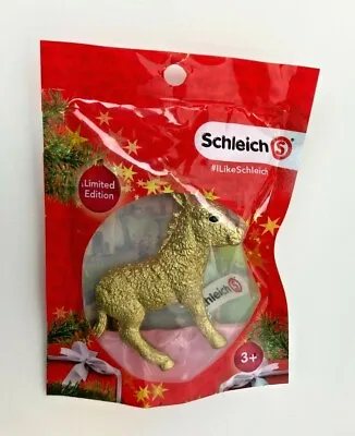 $16 • Buy Schleich Limited Edition Golden Donkey Figurine Toy New Sealed Bag