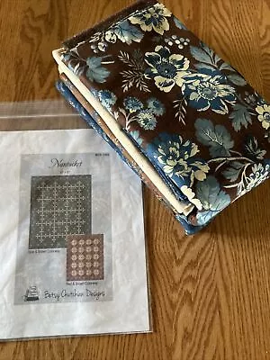 Nantucket Quilt Kit By Betsy Chutchian For Moda - Blue And Brown Colorway • $149.95