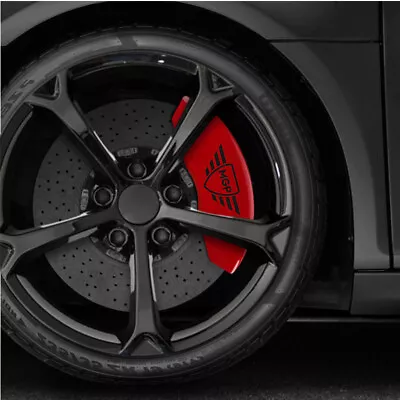 4 Set Red Caliper Covers Black MGP Logo For 2013-17 Land Rover Range Rover Sport • $224.10