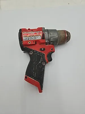 Milwaukee 3404-20 M12 FUEL 12V Li-Ion Brushless 1/2in Hammer Drill TOOL ONLY • $49.49