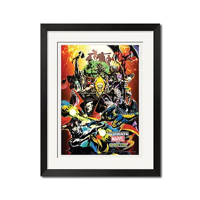 Ultimate Marvel Vs Capcom 3 Super Heroes Street Fighter Comic Art Poster Print • $49.99