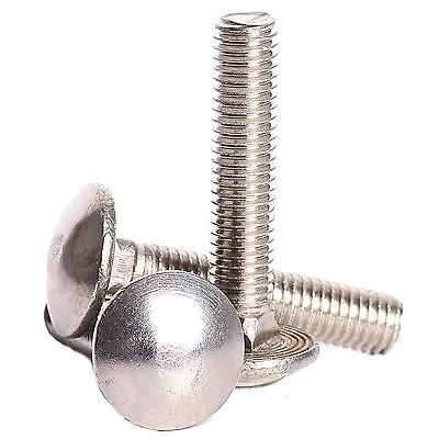 5mm M5 A2 STAINLESS STEEL COACH BOLTS CUP SQUARE CARRIAGE BOLT SCREWS DIN 603 • £20.59