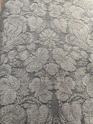 1.3 Metres Linwood Vintage Damask Sakura - Navy • £20