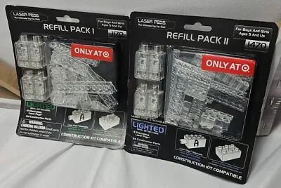 Laser Pegs Lighted Refill Packs 1170 And 1470 Lot Of 2 • $30.83