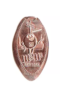 Elongated Penny  M&M'S World New York  New York City NY RETIRED Zinc • $2.25