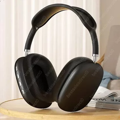 Wireless Bluetooth Headphones With Noise Cancelling Over-Ear Earphones 5.1 UK • £8.99