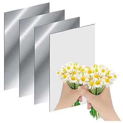 Mirror Sheet Sticker 6 X 9 Inches Flexible Non Glass Cut To Size Mirror • $13.10