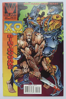 X-O Manowar #45 - 1st Printing - Valiant Comics July 1995 VF- 7.5 • £4.45